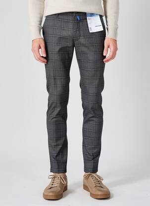 Pantalon chino țesătură melanj mărime normală gri M5 BY MEYER bărbat