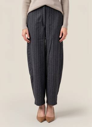 Pantalon drept elasticitate gri OSKA femeie