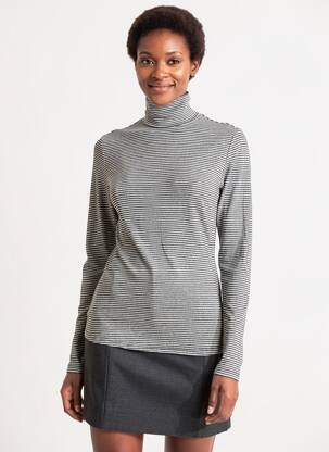 Tricou mâneci lungi mâneci lungi negru CREAM femeie