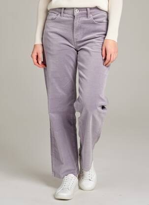 Pantalon drept elasticitate mărime normală violet DENIM STUDIO femeie
