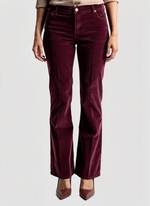 Pantalon evazat elasticitate mărime normală violet DIXIE femeie