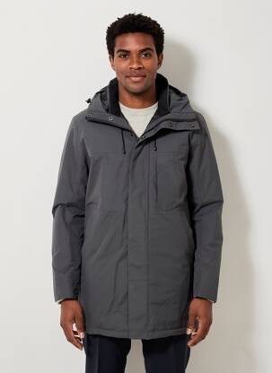 Parka mâneci lungi cu glugă gri JACK & JONES bărbat