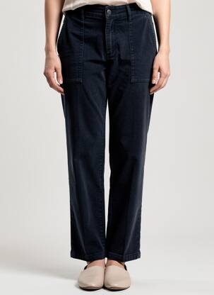 Pantalon drept elasticitate mărime normală albastru REIKO femeie
