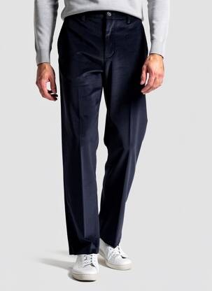 Pantalon drept elasticitate mărime normală albastru PIERRE D'ARLANC bărbat