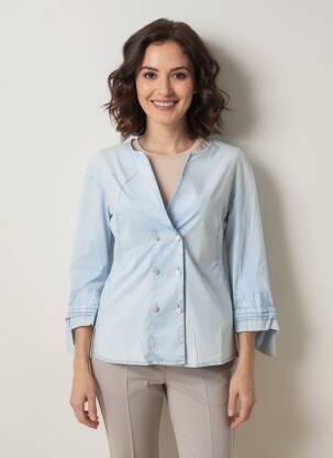 Jachete casual croială cambrată albastru ELISA CAVALETTI femeie