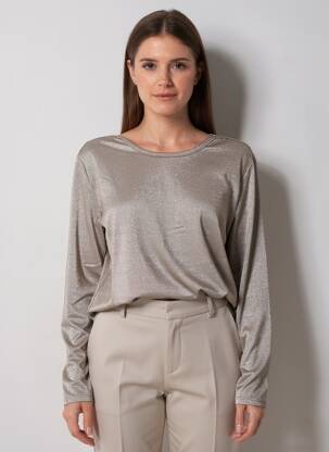 Tricou mâneci lungi mâneci lungi maro SUN VALLEY femeie