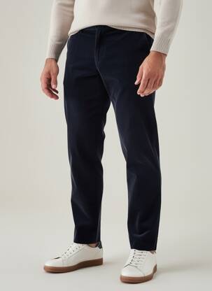 Pantalon chino închidere cu fermoar sub clapetă cu cârlig mărime normală albastru GANT bărbat