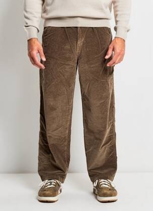 Pantalon drept elasticitate mărime normală maro SUPERDRY bărbat