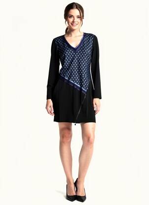 Rochie scurtă mâneci lungi mâneci lungi negru JUS D'ORANGE femeie