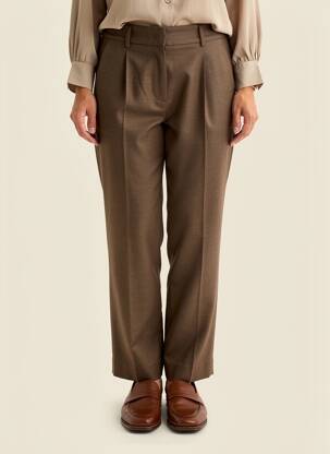 Pantalon chino mărime normală mărime normală maro WEEKEND MAXMARA femeie