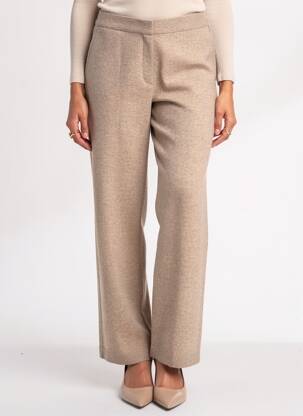 Pantalon drept elasticitate mărime normală maro NOTSHY femeie