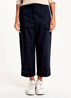 Pantalon 7/8 talie înaltă talie înaltă albastru WEEKEND MAXMARA femeie