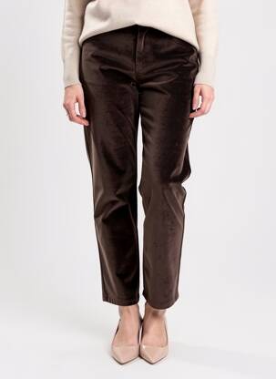 Pantalon 7/8 elasticitate mărime normală maro MAYJUNE femeie