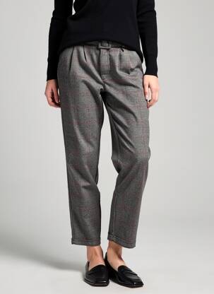 Pantalon drept elasticitate mărime normală gri FREEMAN T.PORTER femeie