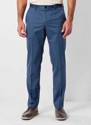 Pantalon slim țesătură poplin mărime normală albastru JACK & JONES bărbat