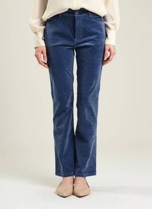 Pantalon slim elasticitate mărime normală albastru ZILCH femeie