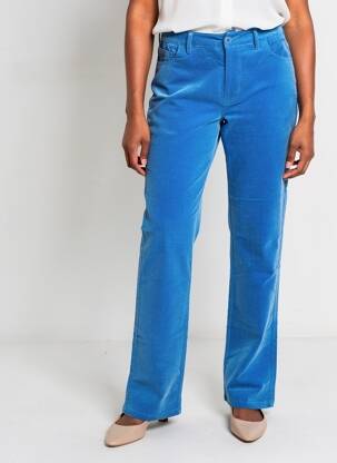 Pantalon slim elasticitate mărime normală albastru ZILCH femeie