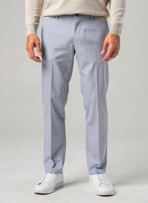 Pantalon chino țesătură melanj talie înaltă albastru HUGO BOSS bărbat