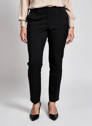 Pantalon slim talie elastică mărime normală negru GRIFFON femeie
