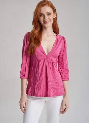 Bluză mâneci lungi mâneci lungi roz VERO MODA femeie