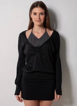 Tricou mâneci lungi mâneci lungi negru ONLY femeie