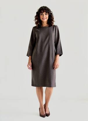 Rochie midi negru GARCIA femeie