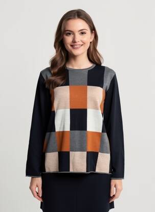 Pulover croială cambrată mâneci lungi negru 5713241270181 femeie