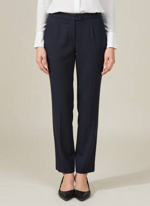 Pantalon slim buzunare talie înaltă albastru ARMOR LUX femeie