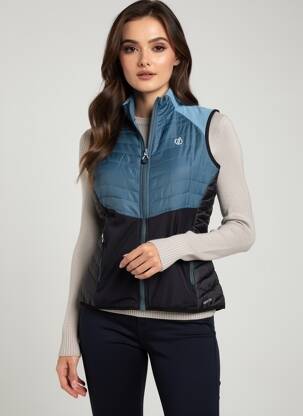 Geacă matlasată buzunare fără glugă albastru DAREL BLUE femeie