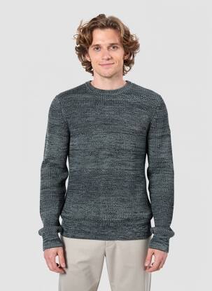 Pulover guler rotund mâneci lungi verde RAGWEAR bărbat