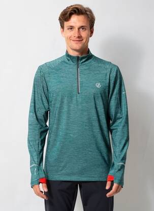 Tricou elasticitate mâneci lungi verde DARE 2 BE bărbat