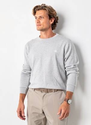 Pulover elasticitate mâneci lungi gri SCOTCH & SODA bărbat
