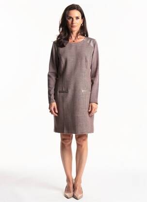 Rochie midi mâneci lungi mâneci lungi roz PAZ TORRAS femeie