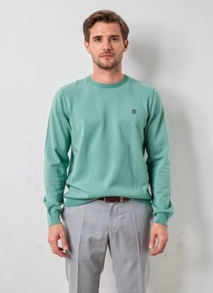 Pulover elasticitate mâneci lungi verde CAMBRIDGE bărbat