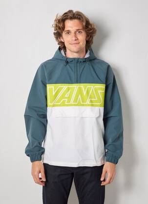 Jachetă vânt buzunare cu glugă verde VANS bărbat
