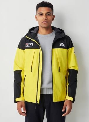 Parka mâneci lungi fără glugă galben FILA bărbat