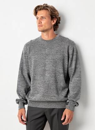 Pulover țesătură melanj mâneci lungi gri CARHARTT bărbat