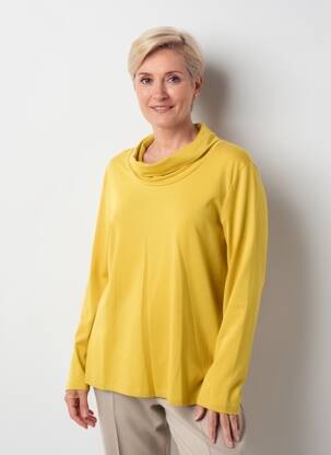 Tricou mâneci lungi mâneci lungi galben DOLCEZZA femeie