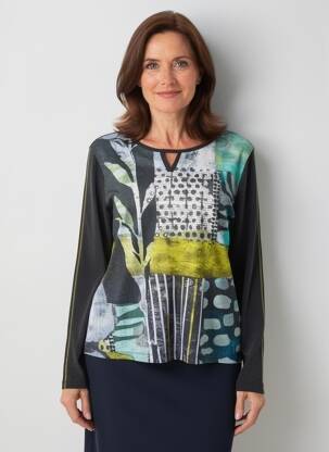 Tricou mâneci lungi mâneci lungi negru DOLCEZZA femeie