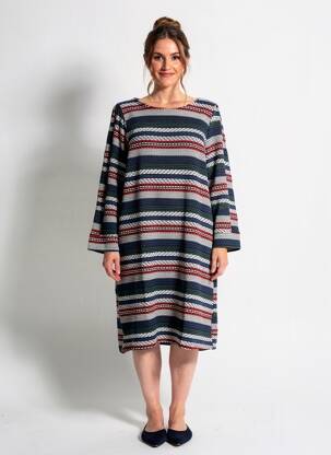 Rochie midi mâneci lungi mâneci lungi albastru LE SINGE DE JULIE femeie