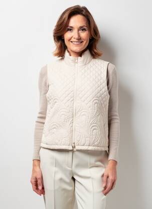 Geacă matlasată buzunare fără glugă bej GERRY WEBER femeie