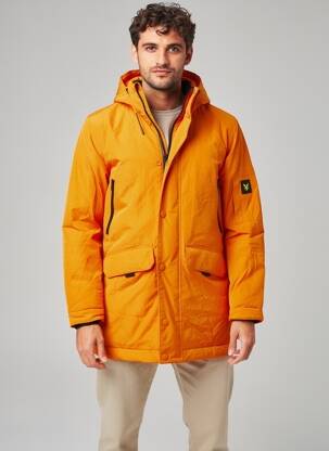 Parka mâneci lungi cu glugă portocalie LYLE & SCOTT bărbat