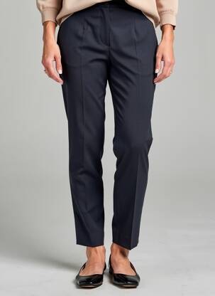 Pantalon slim talie înaltă talie înaltă albastru BRUNO SAINT HILAIRE femeie