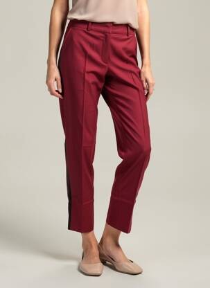 Pantalon 7/8 croială chino mărime normală roșu LEON & HARPER femeie