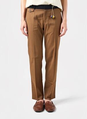 Pantalon chino buzunare maro LEON & HARPER femeie