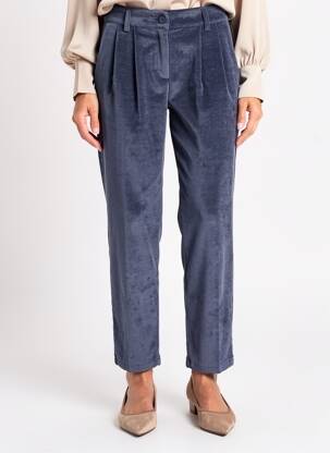 Pantalon drept elasticitate mărime normală albastru DANIELLE ENGEL femeie