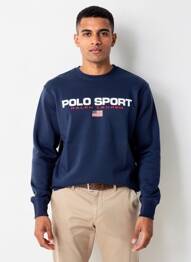Hanorac elasticitate mâneci lungi albastru RALPH LAUREN bărbat