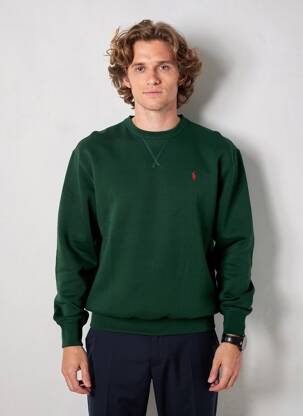Hanorac elasticitate mâneci lungi verde RALPH LAUREN bărbat