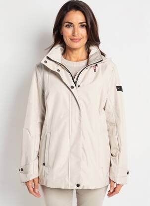 Parka mâneci lungi cu glugă bej BETTY BARCLAY femeie
