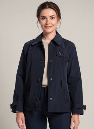 Parka mâneci lungi fără glugă albastru BETTY BARCLAY femeie